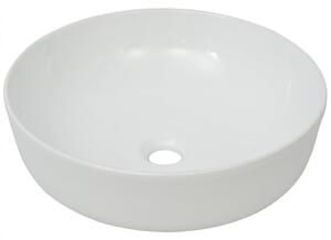 Basin Round Ceramic White 41.5x13.5 cm