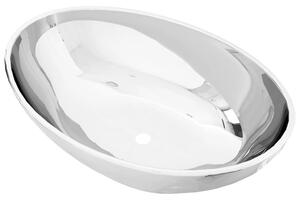 Wash Basin 40x33x13.5 cm Ceramic Silver