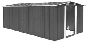 Garden Shed 257x489x181 cm Metal Anthracite