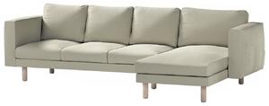 Norsborg 4-seat sofa with chaise longue cover