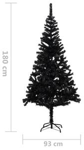 Artificial Black Christmas Tree With Stand