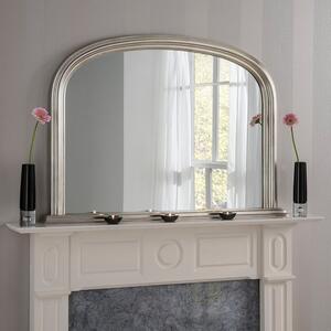 Yearn Contemporary Overmantle Mirror 112x77cm Champagne Grey