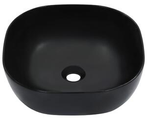 Wash Basin 42.5x42.5x14.5 cm Ceramic Black