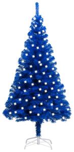 Artificial Blue LED Christmas Tree With Stand