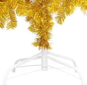 Artificial Gold Lighted Christmas Balls Tree