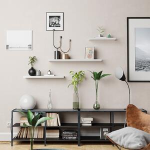 Floating Shelf - White Gloss - 900 x 240 x 38mm