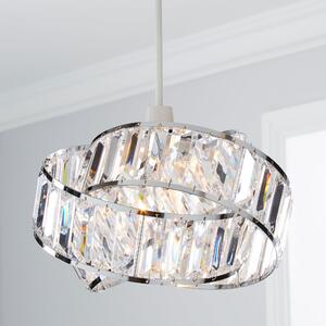 Lilia Acrylic Clear Easy Fit Pendant Clear