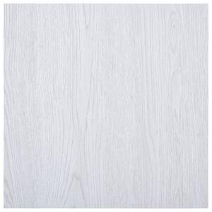 Self-adhesive Flooring Planks 5.11 m² PVC White
