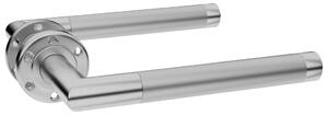 Door Handle Set with PZ Profile Cylinder Stainless Steel