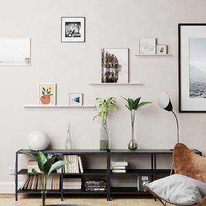 Flexi Storage Decorative Shelving Photo Shelf - White Matt - 900x35x100mm