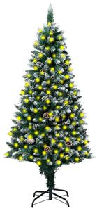 Artificial LED Christmas Tree With Pinecones