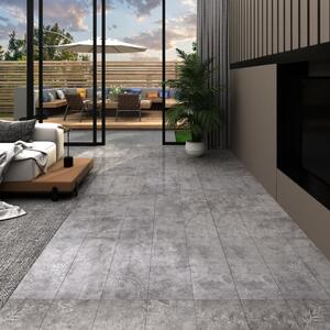 Self-adhesive PVC Flooring Planks 5.21 m? 2 mm Concrete Grey