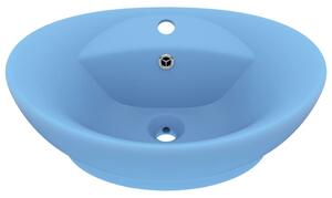 Luxury Basin Overflow Oval Matt Light Blue 58.5x39 cm Ceramic