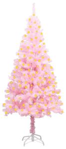 Artificial Pink LED Christmas Tree With Stand