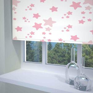 Twinkle Twinkle Ready Made Blackout Roller Blind Pink