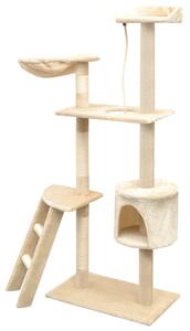 Cat Tree with Sisal Scratching Posts 150 cm Beige