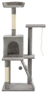 Cat Tree with Sisal Scratching Posts 120 cm Grey