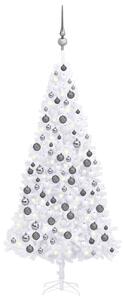 Artificial White LED Christmas Ball Set Tree