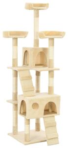 Cat Tree with Sisal Scratching Posts 170 cm Beige