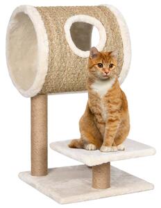 Cat Tree with Tunnel and Scratching Post 69 cm Seagrass