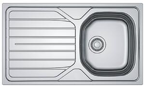 Mezzo Silver Kitchen Sink - 1 Bowl