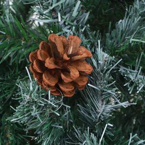 Frosted LED Christmas Tree With Pinecones