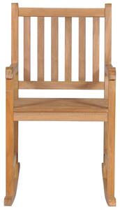 Jefferson Solid Teak Wooden Rocking Chair