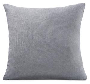 Velvet Chenille Filled Cushion 18x18 Silver