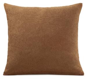 Velvet Chenille Filled Cushion 18x18 Tan