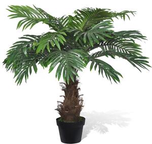 Lifelike Artificial Cycus Palm Tree with Pot 80 cm
