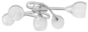 Ceiling Lamp with Glass Shades for 5 E14 Bulbs