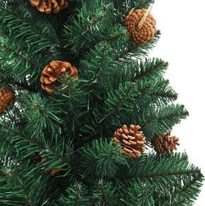 Slim PVC LED Christmas Tree With Ball Set