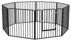 PawHut 8 Panels Heavy Duty Dog Pen, 60cm Height Pet Playpen for Indoor Outdoor, Small Dogs