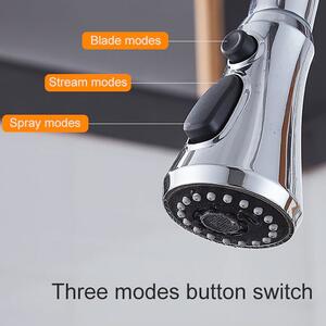 3 Modes Spray Swivel Pull Out Kitchen Tap