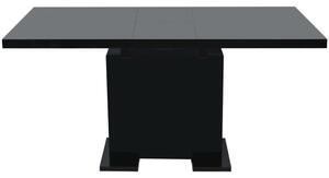 Extendable Dining Table High Gloss Black