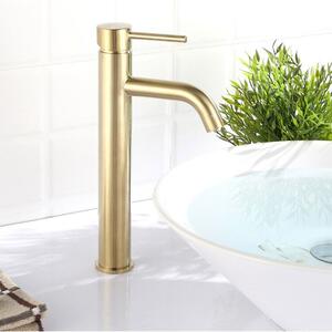 Contemporary Style Mid Curved Bathroom Tap