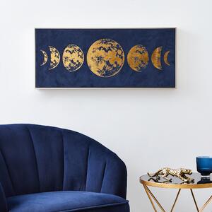 Suede Moon Boxed Canvas Blue