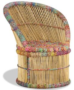 Bamboo Chair with Chindi Details