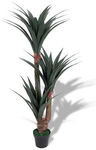 Artificial Yucca Plant with Pot 155 cm Green