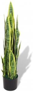 Artificial Sansevieria Plant with Pot 90 cm Green