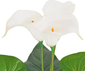 Artificial Calla Lily Plant with Pot 85 cm White