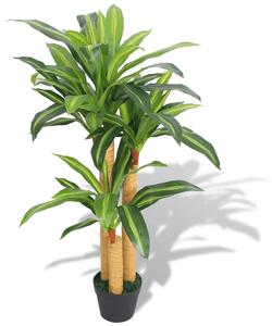 Artificial Dracaena Plant with Pot 100 cm Green