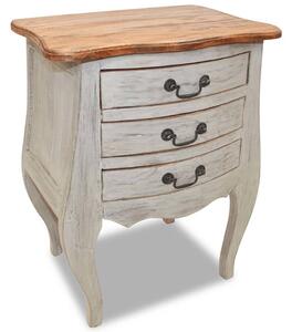 Bedside Cabinet Solid Reclaimed Wood 48x35x64 cm