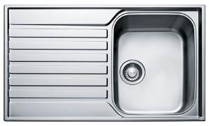 Franke Ascona Silver Reversible Kitchen Sink - 1 Bowl