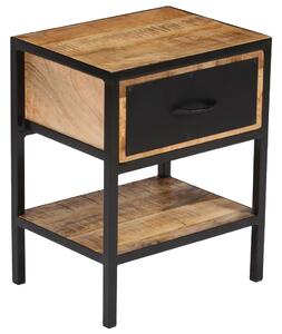 Bedside Cabinet Solid Mango Wood 40x30x50 cm