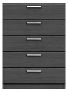 Piper 5 Drawer Chest Grey