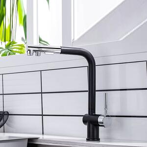Mid Curved Pull Out Kitchen Sink Tap