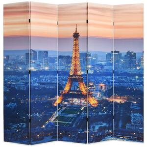 Folding Room Divider 200x170 cm Paris by Night