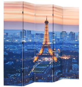 Folding Room Divider 200x170 cm Paris by Night