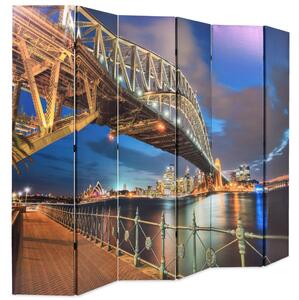 Folding Room Divider 228x170 cm Sydney Harbour Bridge